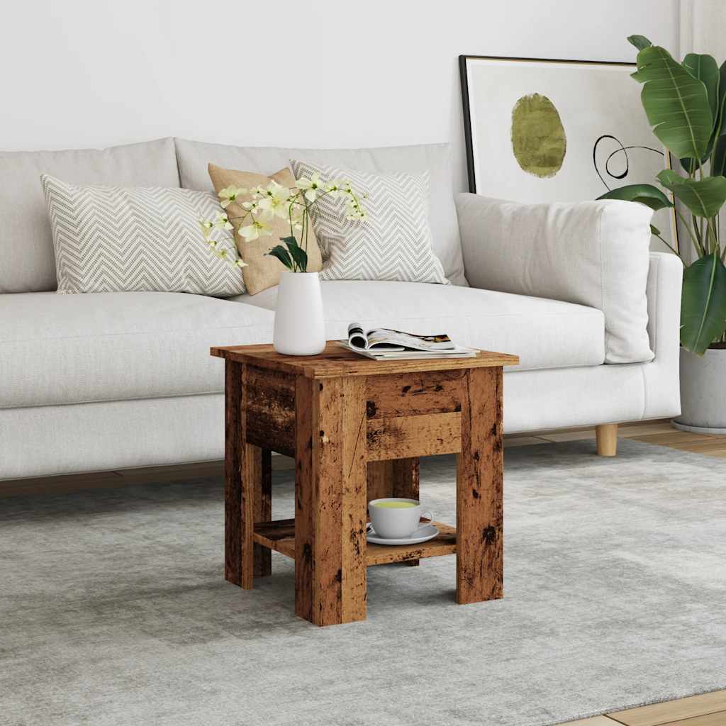 Mesa de centro HKH en madera envejecida