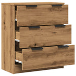 HKH Aparador Clásico en Derivados de Madera 60 X 30 X 70 Cm - Roble Artesanal