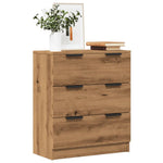 HKH Aparador Clásico en Derivados de Madera 60 X 30 X 70 Cm - Roble Artesanal