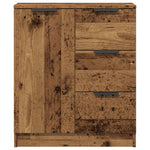 HKH Aparador Clássico em derivados de Madeira com 3 Gavetas 60 X 30 X 70 Cm - Madeira Velha