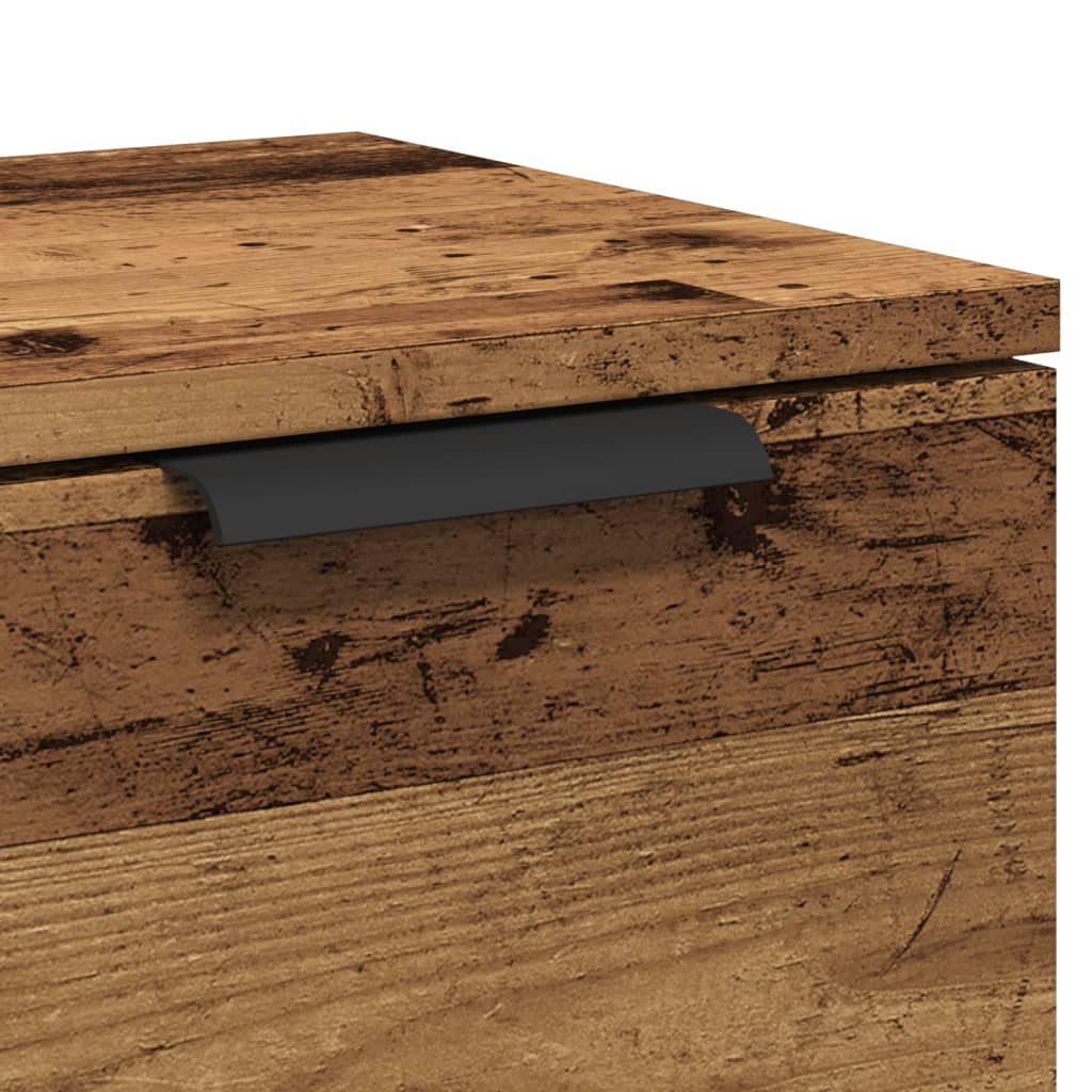 Aparador Clásico HKH de Madera Derivada con 2 Cajones 60 X 30 X 70 Cm - Madera Vieja