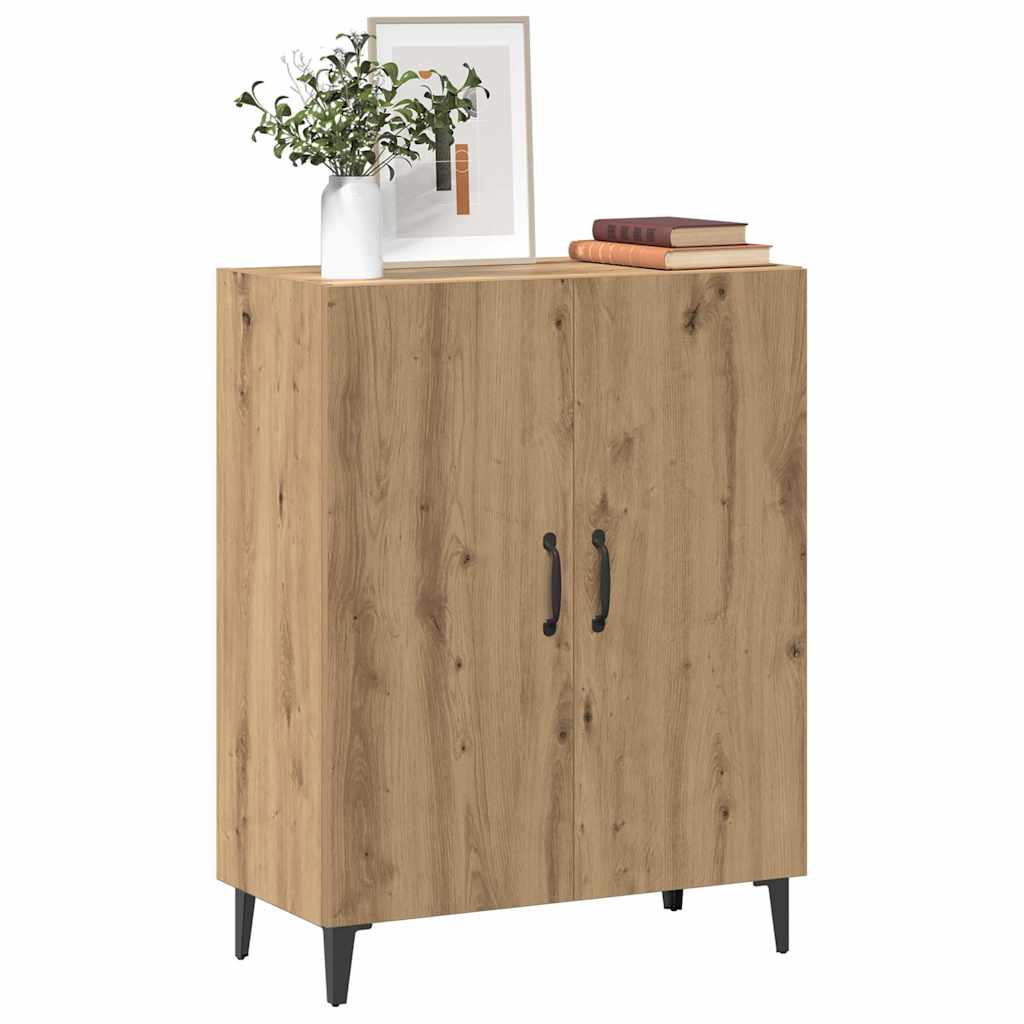 HKH Aparador Clásico de Madera de Ingeniería 70 X 34 X 90 Cm - Roble Artesanal