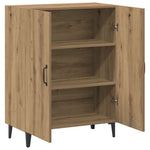 HKH Aparador Clásico de Madera de Ingeniería 70 X 34 X 90 Cm - Roble Artesanal
