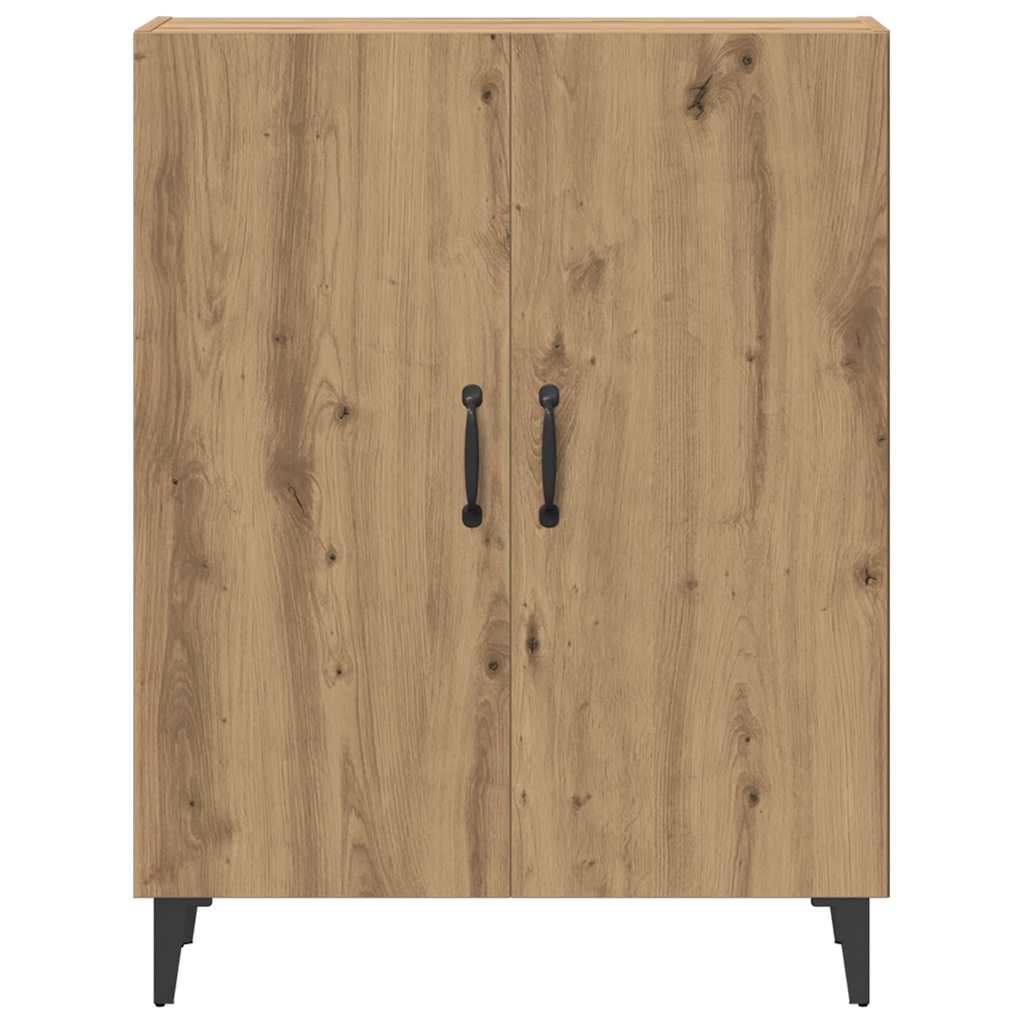 HKH Aparador Clásico de Madera de Ingeniería 70 X 34 X 90 Cm - Roble Artesanal
