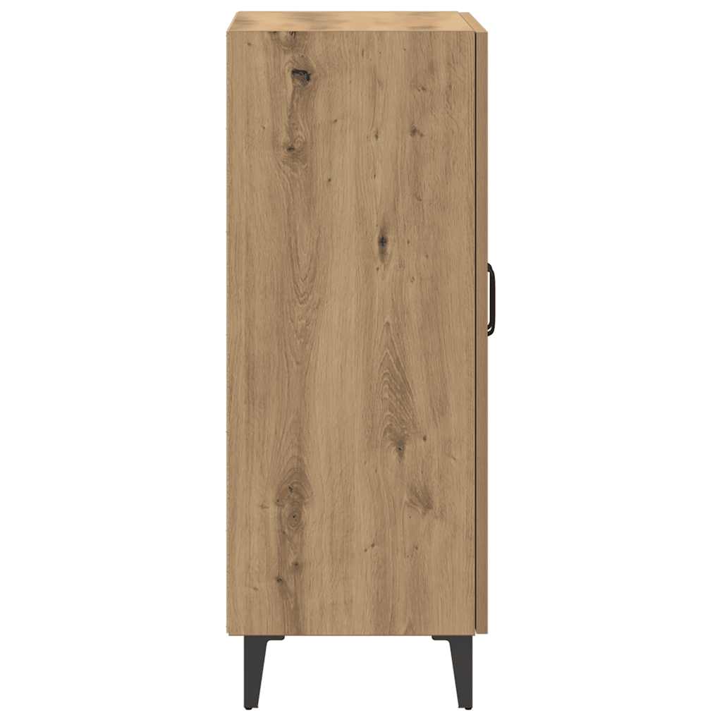 HKH Aparador Clásico de Madera de Ingeniería 70 X 34 X 90 Cm - Roble Artesanal