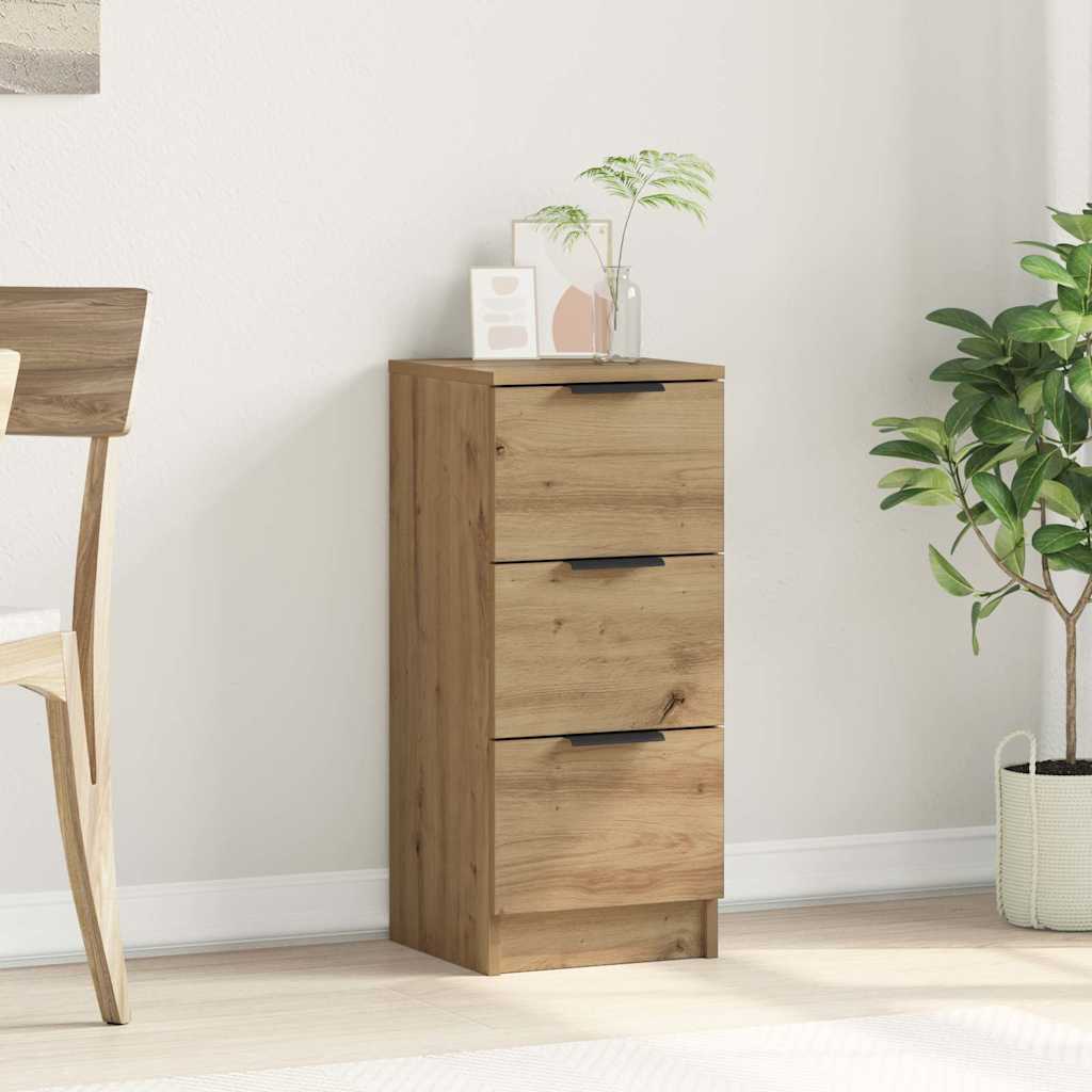 Aparador HKH en derivados de Madera 30 X 30 X 70 Cm - Roble Artesanal