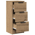 Aparador HKH en derivados de Madera 30 X 30 X 70 Cm - Roble Artesanal
