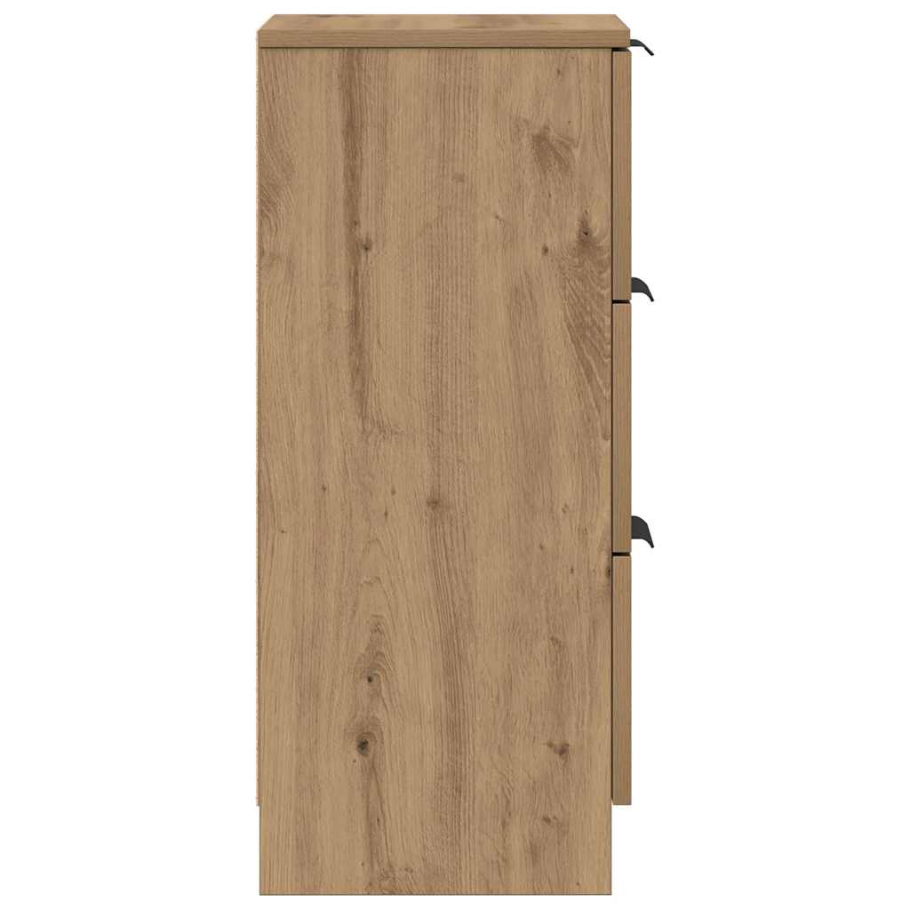 Aparador HKH en derivados de Madera 30 X 30 X 70 Cm - Roble Artesanal