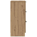 Aparador HKH en derivados de Madera 30 X 30 X 70 Cm - Roble Artesanal