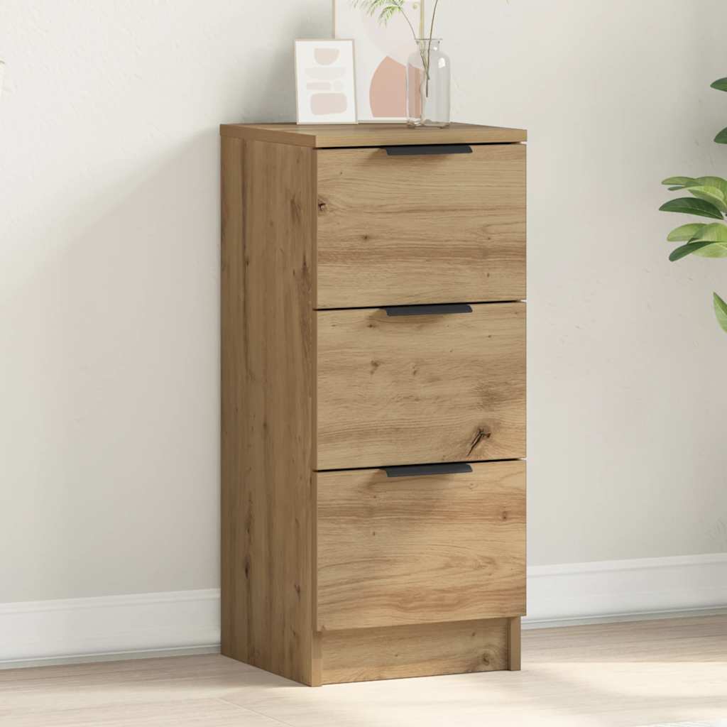 Aparador HKH en derivados de Madera 30 X 30 X 70 Cm - Roble Artesanal