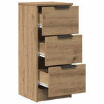 HKH Aparadores 2Peças em derivados de Madeira 30 X 30 X 70 Cm - Carvalho Artisiano