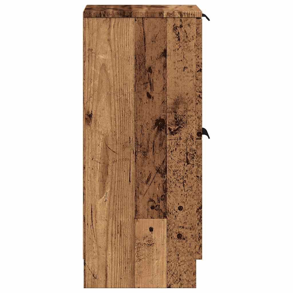 Aparador HKH en derivados de madera 30 X 30 X 70 Cm - Madera Vieja