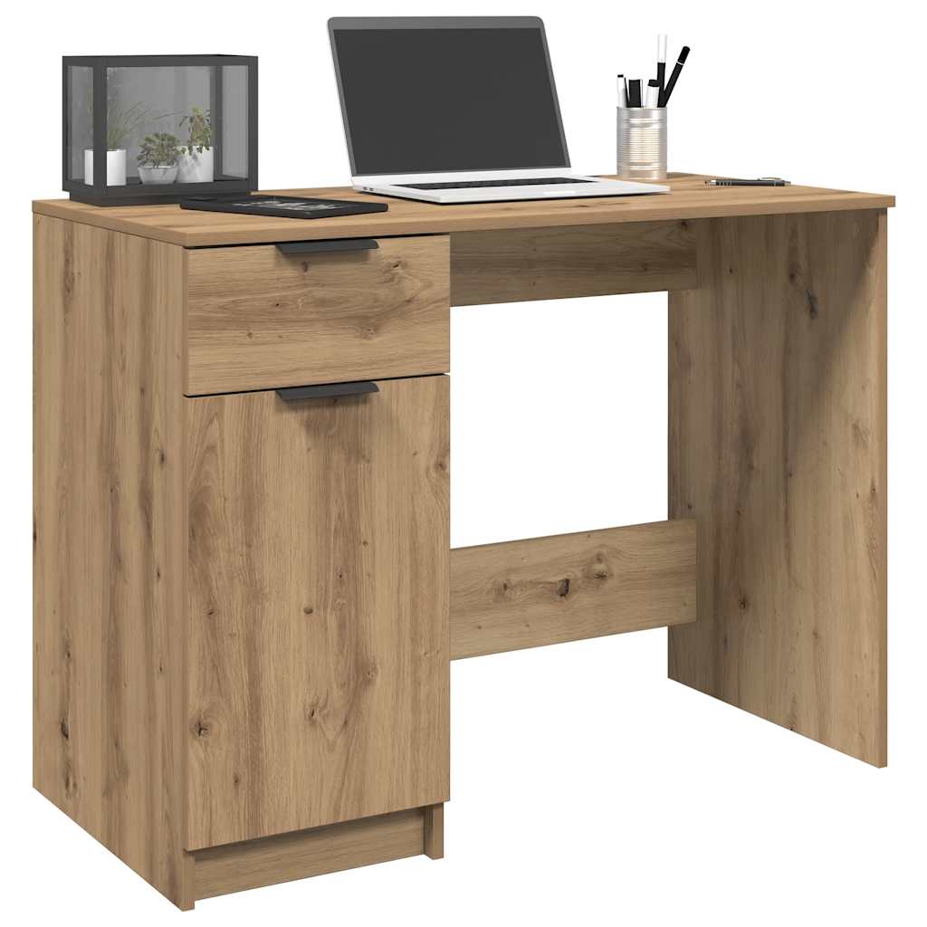 HKH Escritorio Derivados Madera en Madera Roble Artesano