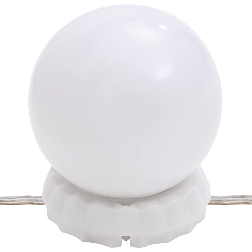 HKH Armário Espelhado com Luzes LED em Madeira Velha - 90x31,5x62 Cm