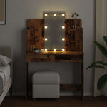 HKH Tocador con Luces LED Color en Madera Vieja - 96x40x142 Cm