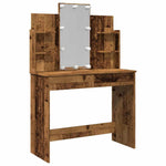 HKH Tocador con Luces LED Color en Madera Vieja - 96x40x142 Cm