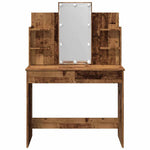 HKH Tocador con Luces LED Color en Madera Vieja - 96x40x142 Cm