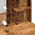 HKH Tocador con Luces LED Color en Madera Vieja - 96x40x142 Cm