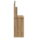 HKH Toucador com Luzes LED Cor em Carvalho Artisiano - 96x40x142 Cm