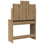HKH Toucador com Luzes LED Cor em Carvalho Artisiano - 96x40x142 Cm