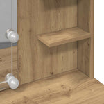 HKH Toucador com Luzes LED Cor em Carvalho Artisiano - 96x40x142 Cm