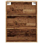 HKH Armário de Parede Suspenso em derivados de Madeira 69,5 X 32,5 X 90 Cm - Madeira Velha