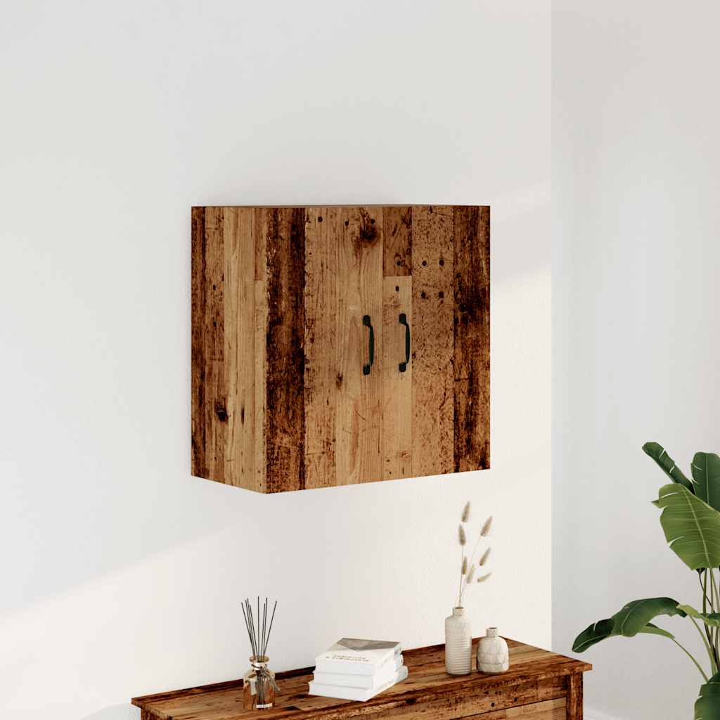 HKH Armario Pared de Madera Vieja - 60x31x60 Cm