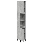 Armario de baño HKH de cemento - 30x30x190 Cm - Gris