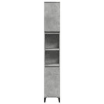 Armario de baño HKH de cemento - 30x30x190 Cm - Gris