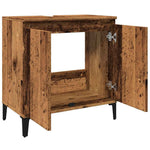 HKH Mueble para Lavabo en Madera Vieja - 58x33x60 Cm