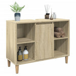 HKH Mueble de Baño Roble Sonoma - 80x33x60cm
