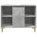 HKH Móvel Casa de Banho em Cimento - 80x33x60 Cm - Cinza
