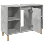 HKH Móvel Casa de Banho em Cimento - 80x33x60 Cm - Cinza