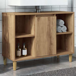 HKH Armario Baño Roble Artesano - 80x33x60 Cm