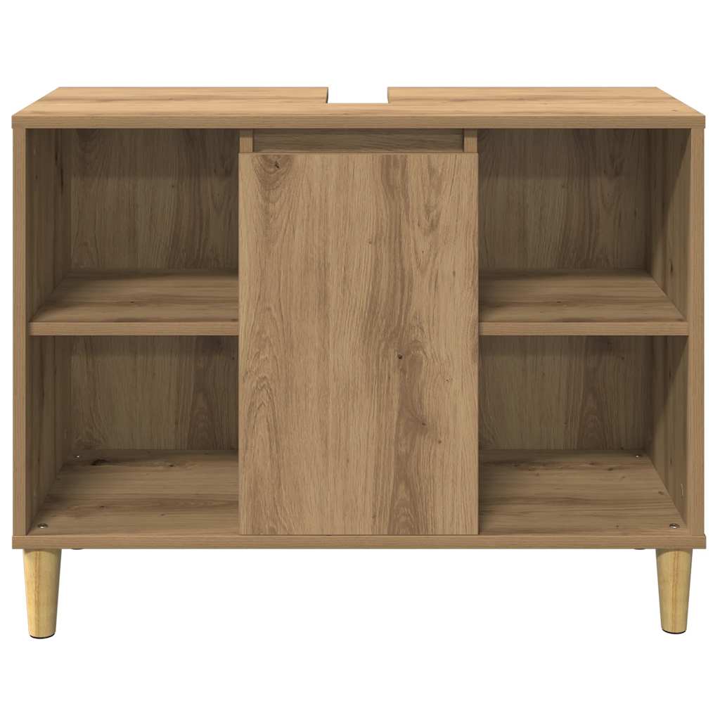 HKH Armario Baño Roble Artesano - 80x33x60 Cm