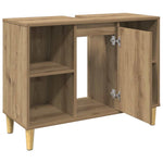 HKH Armario Baño Roble Artesano - 80x33x60 Cm