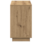 HKH Aparador Clásico en Madera de Ingeniería, Acero 102 X 35 X 55 Cm - Roble Artesanal