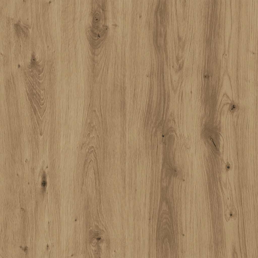 HKH Aparador Clásico en Madera de Ingeniería, Acero 102 X 35 X 55 Cm - Roble Artesanal