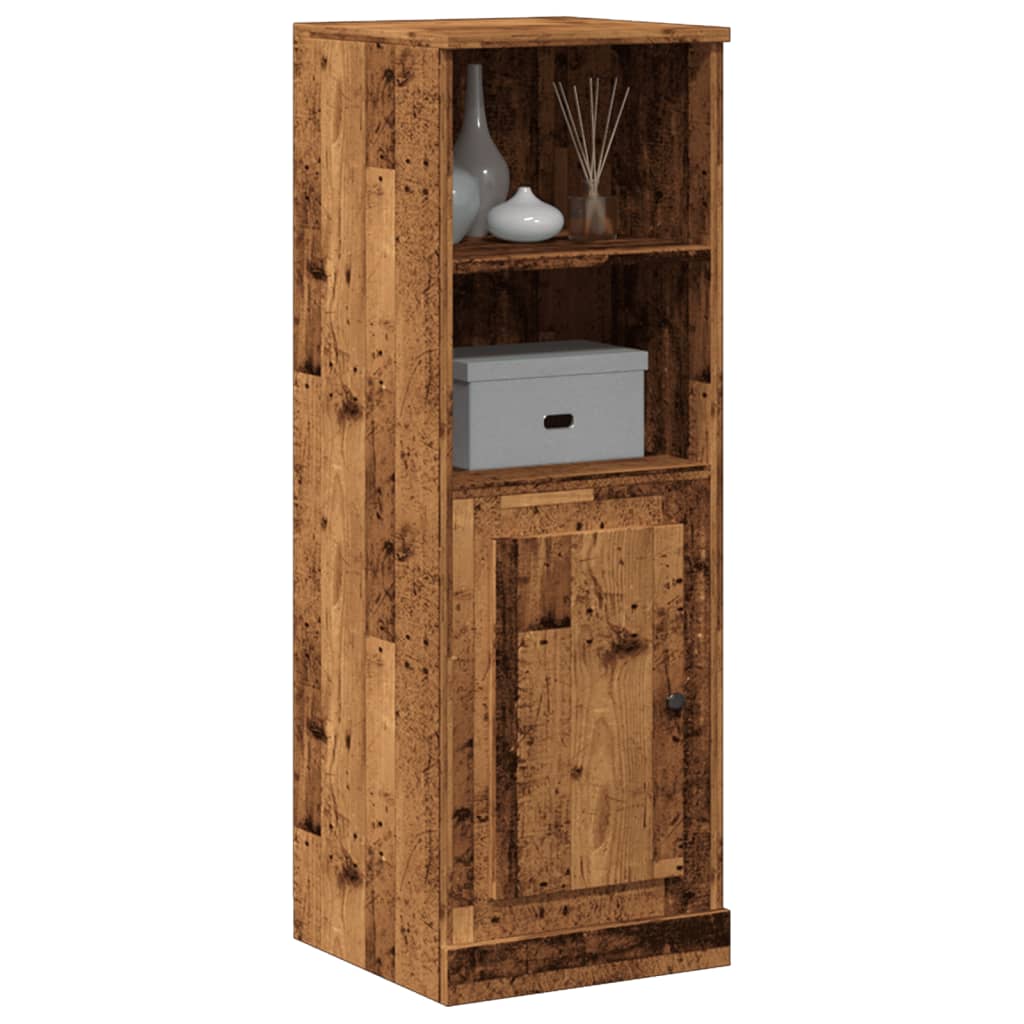 Aparador alto HKH de madera DM de 36 x 35,5 x 103,5 cm - Madera vieja
