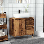 Mueble de baño de madera envejecida HKH