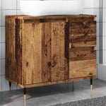 Mueble de baño de madera envejecida HKH