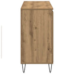 Aparador Moderno HKH en derivados de Madera, Hierro 101,5 X 35 X 70 Cm - Roble Artesanal