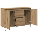 Aparador Moderno HKH en derivados de Madera, Hierro 101,5 X 35 X 70 Cm - Roble Artesanal