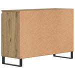 Aparador Moderno HKH en derivados de Madera, Hierro 101,5 X 35 X 70 Cm - Roble Artesanal