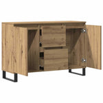 Aparador Moderno HKH en derivados de Madera, Hierro 101,5 X 35 X 70 Cm - Roble Artesanal