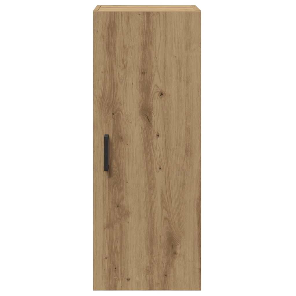 HKH Armario Alto de Pared en derivados de Madera 34,5 X 34 X 90 Cm - Roble Artesanal