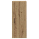 HKH Armario Alto de Pared en derivados de Madera 34,5 X 34 X 90 Cm - Roble Artesanal