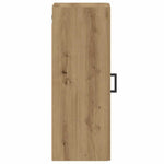 HKH Armario Alto de Pared en derivados de Madera 34,5 X 34 X 90 Cm - Roble Artesanal