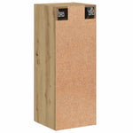 HKH Armario Alto de Pared en derivados de Madera 34,5 X 34 X 90 Cm - Roble Artesanal