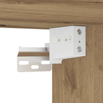 HKH Armario Alto de Pared en derivados de Madera 34,5 X 34 X 90 Cm - Roble Artesanal